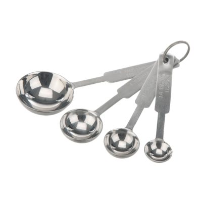 Zestaw łyżek pomiarowych ze stali szlachetnej