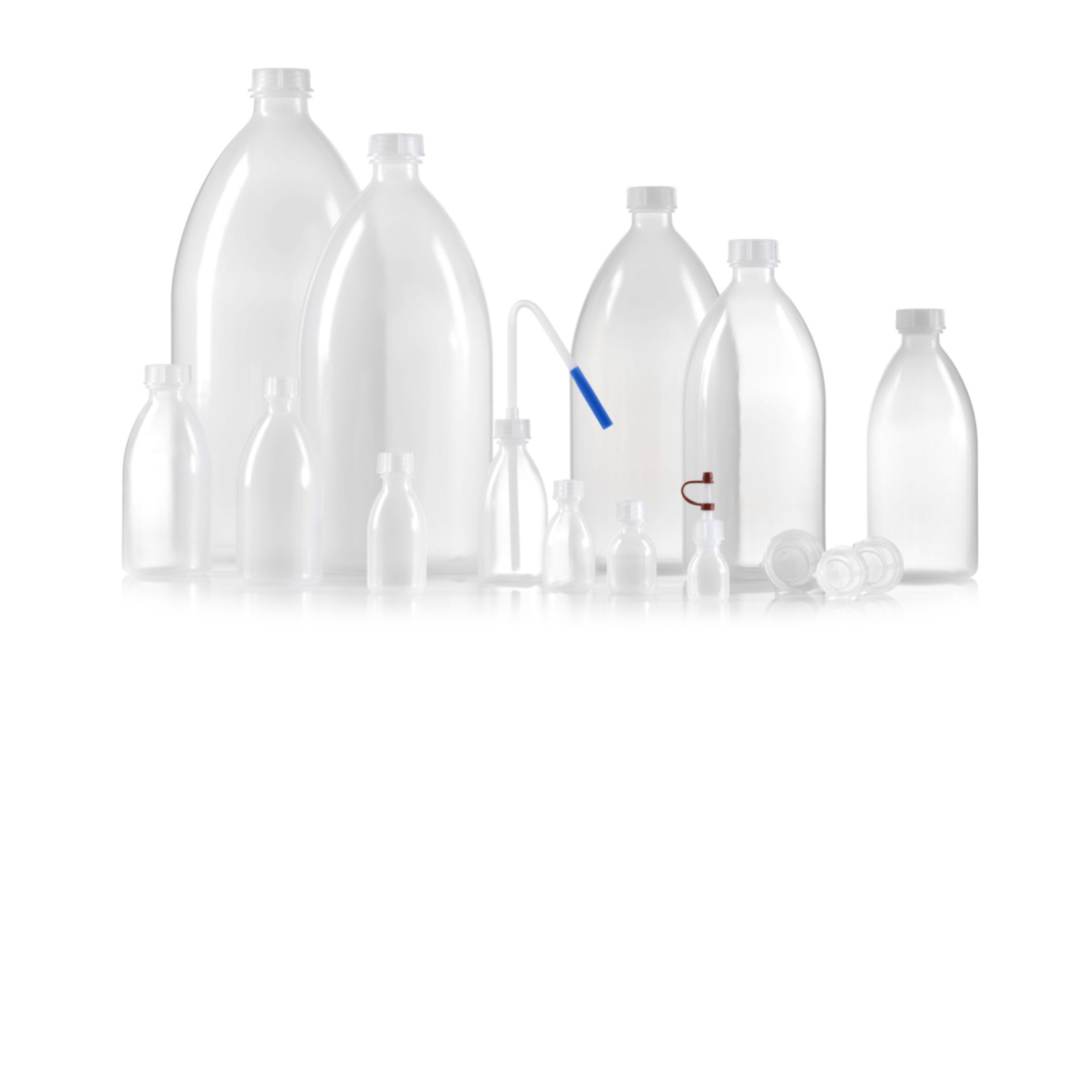 Butelki plastikowe z wąską szyją