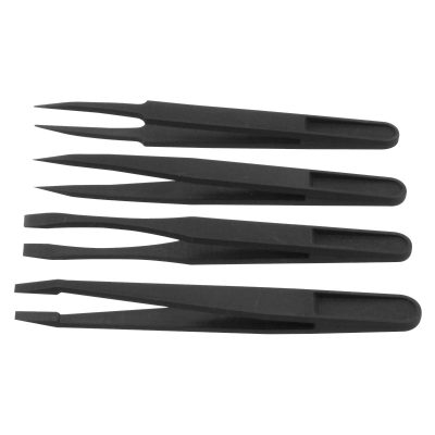 Zestaw pincet antystatycznych z tworzywa sztucznego