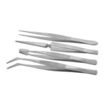 Zestaw pincet ze stali nierdzewnej - l-0610 - zestaw-pincet - stal-nierdzewna - 4-szt