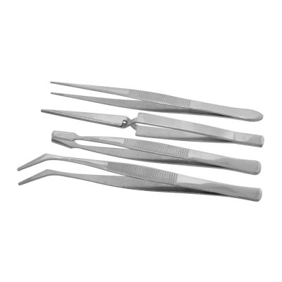 Zestaw pincet ze stali nierdzewnej