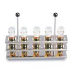 Statywy do łaźni wodnych Lauda Hydro H - k-3051 - statyw-ze-stali-szlachetnej-na-probowki - 31-mm - 5-miejsc