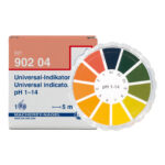 Uniwersalne papierki wskaźnikowe w rolce - m-3432 - uniwersalne-papierki-wskaznikowe - ph-10-140 - 10-20-ph - rolka - 5-m