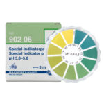 Uniwersalne papierki wskaźnikowe w rolce - m-3434 - uniwersalne-papierki-wskaznikowe - ph-38-58 - 02-03-ph - rolka - 5-m