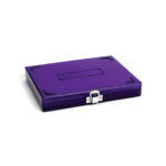 Kasetka na szkiełka podstawowe True North® - na 100 szkiełek - r-0131 - kasetka-na-szkielka-podstawowe - pc - fioletowa - 175-x-208-x-34-mm - 100-miejsc