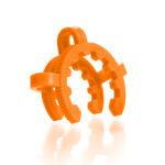 Klamry Keck™ do szlifów stożkowych - g-0107 - klamra-keck-do-szlifow-stozkowych - ns-34 - pomaranczowa - 1-szt