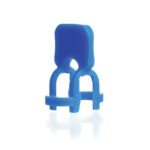 Klamry Keck™ do szlifów kulistych - g-0123 - klamra-keck-do-szlifow-kulistych - s-19 - jasnoniebieska - 1-szt