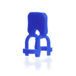 Klamry Keck™ do szlifów kulistych - g-0124 - klamra-keck-do-szlifow-kulistych - s-19-q - ciemnoniebieska - 1-szt