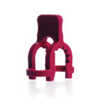 Klamry Keck™ do szlifów kulistych - g-0126 - klamra-keck-do-szlifow-kulistych - s-29 - ciemnoczerwona - 1-szt