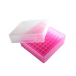 Kriopudełka 81-miejscowe z PP - r-0013 - kriopudelko-z-pp - rozowe - 5-szt