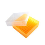 Kriopudełka 81-miejscowe z PP - r-0015 - kriopudelko-z-pp - pomaranczowe - 5-szt