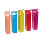 Pudełka na preparaty mikroskopowe na 5 szkiełek mikroskopowych - r-0122 - pudelka-na-preparaty-mikroskopowe - mix-kolorow - 43-x-24-x-88-mm - 5-miejsc - 25-szt