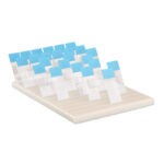 Statyw z PE na szkiełka mikroskopowe - r-0143 - statyw-na-szkielka-mikroskopowe - pe - bialy - 178-x-299-x-21-mm - 78-miejsc