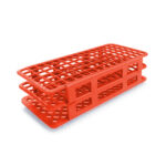 Statyw z PP na probówki - śr. otw. 13-30 mm - m-5114 - statyw-z-pp-na-probowki - 13-mm - 6-x-15 - 90-miejsc - czerwony