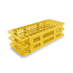 Statyw z PP na probówki - śr. otw. 13-30 mm - m-5113 - statyw-z-pp-na-probowki - 13-mm - 6-x-15 - 90-miejsc - zolty