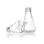 Kolby Erlenmeyera ze szkła Duran® GL 45 z 4 przegrodami - g-2071 - kolby-erlenmeyera-ze-szkla-duran-bez-zakretki - 250-ml - 81-mm - 145-mm - gl45-2 - 4-szt