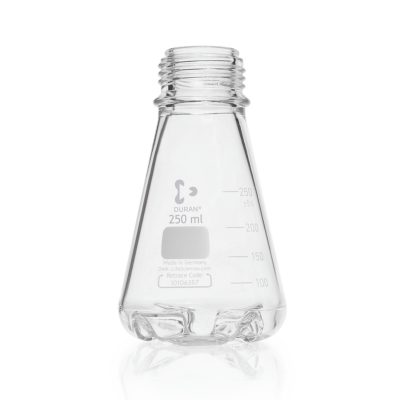 Kolby Erlenmeyera ze szkła Duran® GL 45 z 4 przegrodami