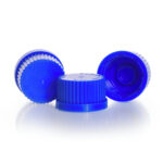 Zakrętki Duran z PP - g-0162 - zakretki-z-pp-z-silikonowa-uszczelka - niebieski - gl45-2 - 10-szt
