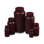 Butelki laboratoryjne z HDPE z zakrętką z PP – brązowe - z szeroką szyją – poj. 30 ml – 1000 ml - n-7291 - butelki-laboratoryjne-z-hdpe - z-szeroka-szyja - brazowe - 30-ml - 28-415 - 12-szt