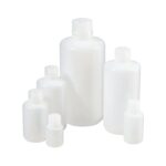 Butelki laboratoryjne z HDPE z zakrętką z PP - z wąską szyją - poj. 4 ml - 1000 ml - n-7231 - butelki-laboratoryjne-z-hdpe - z-waska-szyja - bezbarwne - 4-ml - 13-415 - 12-szt