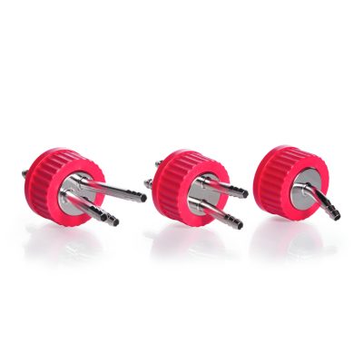 Zakrętki Duran z PBT z portami ze stali nierdzewnej i uszczelką - GL 45