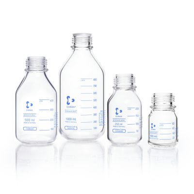 Butelki laboratoryjne Duran Pressure plus+ protect+ – o poj. 100 ml – 1 l