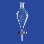 Rozdzielacze gruszkowe z podziałką - g-5231 - rozdzielacz-gruszkowy-z-podzialka-i-z-zaworem-prostym - 50-ml - ptfe - ns-1926 - 2-szt