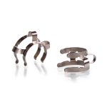 Klamry Keck™ ze stali sprężynowej niklowanej do szlifów stożkowych - g-0081 - klamra-keck-do-szlifow-stozkowych - stal-sprezynowa-niklowana - ns-14 - 1-szt