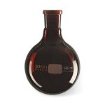 Kolby okrągłodenne ze szkła Duran - oranżowe - g-5651 - kolba-okraglodenna - oranzowa - 50-ml - ns-2932 - 51-mm