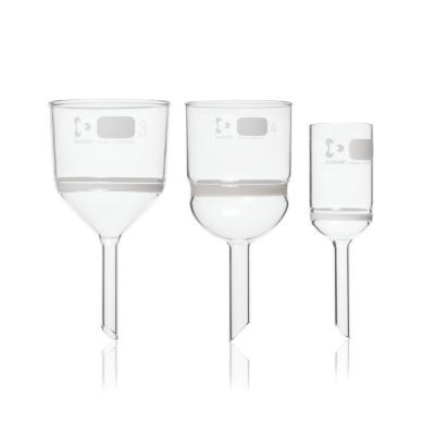 Lejki ze spiekiem do filtracji - cylindryczne