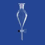 Rozdzielacze gruszkowe bez podziałki - g-5201 - rozdzielacz-gruszkowy-bez-podzialki-z-zaworem-prostym - 50-ml - szklany - ns-1926 - 2-szt