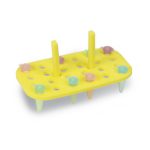 Statywy pływające z HDPE na probówki - r-0153 - statywy-plywajace - 1520-ml - 24-miejsca - zolte - 5-szt