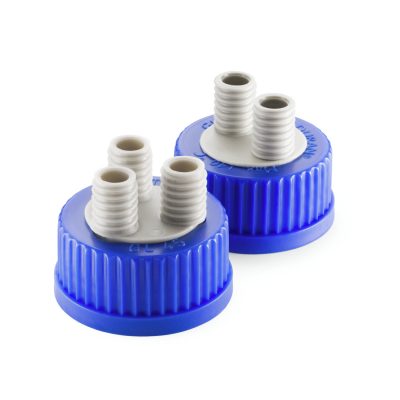 Zakrętki Duran z PP z portami GL 14 - gwint GL 45