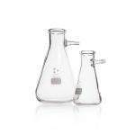 Kolby Erlenmeyera z króćcem ze szkła Duran - g-2735 - kolba-filtracyjna - stozkowa - z-oliwka-szklana - 2000-ml - 60-mm - 166-mm - 255-mm-2