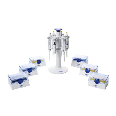 Zestaw 6 pipet Eppendorf Research® Plus ze statywem