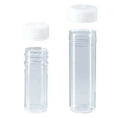 Probówki płaskodenne z PC - z zakrętką z PP - poj. 7 ml - 30 ml