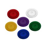 Kolorowe płatki kodujące do zakrętek - do probówek o śr. 16,5 mm - j-0425 - kolorowe-wkladki-do-zakretek-na-probowki - rozne-kolory - 165-mm - 65-744-999 - 6-x-500-szt