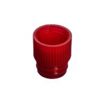 Korki wciskane z LDPE - do probówek o śr. 13 mm - j-0461 - korki-wciskane-z-ldpe - wysokie - czerwony - o-sr-13-mm - 65-806-510 - 1000-szt