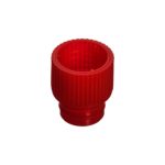 Korki wciskane z LDPE - do probówek o śr. 11,5-12 mm - j-0445 - korki-wciskane-z-ldpe - wysokie - czerwony - sr-115-12-mm - 65-809-499 - 1000-szt