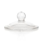 Pokrywa eksykatora ze szkła Duran - z gałką - bez tubusa - g-1681 - pokrywa-eksykatora-duran - z-galka - bez-zaworu - dn-100 - 153-mm - 75-mm