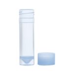 Probówki stożkowodenne - z zakrętką z HDPE - samostojące - poj. 3,5 ml - 5 ml - j-0265 - probowki-stozkowodenne-z-pp - 5-ml - 153-x-57-mm - bezbarwna - niesterylne - worek - 1000-szt - 60-558