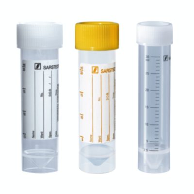 Probówki stożkowodenne - z zakrętką z HDPE - samostojące - poj. 25-30 ml