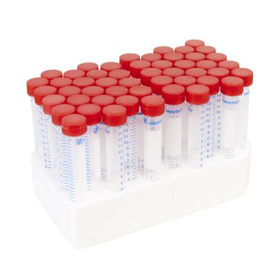 Probówki wirówkowe typu Falcon z PP - poj. 15 i 50 ml - w statywach styropianowych