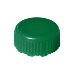 Zakrętki z HDPE - do probówek o śr. 11,5-16,5 mm - j-0412 - zakretki-z-hdpe - zielone - o-sr-13-mm - 65-726 - 1000-szt