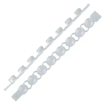 Zatyczki Multiply® w paskach do płytek do PCR z płaską powierzchnią - 8-stanowiskowe