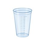 Kubki z PP na próbki - bez pokrywki - poj. 125 ml - j-0728 - kubki-z-pp-na-probki-ze-skala - 125-ml - 62-x-85-mm - 50-szt - 75-565