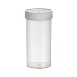 Pojemniki z PP na próbki - z zakrętką z HDPE - poj. 120-500 ml - j-0796 - pojemniki-z-pp-na-probki-ze-skala - 500-ml - 70-x-150-mm - z-nakrecona-zakretka - bezbarwna - niesterylne - 40-szt - 75-9922-812