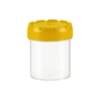 Pojemniki z PP na próbki - z zakrętką z HDPE - poj. 70 ml