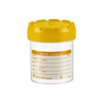 Pojemniki z PP na próbki - z zakrętką z HDPE - poj. 70 ml - j-0763 - pojemniki-z-pp-na-probki-ze-skala-i-etykieta - 70-ml - 44-x-55-mm - z-nakrecona-zakretka - sterylne - 200-szt - 75-9922-721