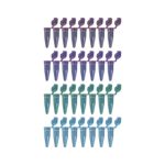Probówki Multiply®-µStripPro do PCR w paskach - 8-stanowiskowe - z ind. połączonymi zatyczkami - poj. 0,2 ml - j-1062 - probowki-do-pcr-w-paskach-8-stanowiskowe - 02-ml - czerwony-zielony-niebieski-fioletowy - pcr-performance-tested - 480-szt - 72-991-992